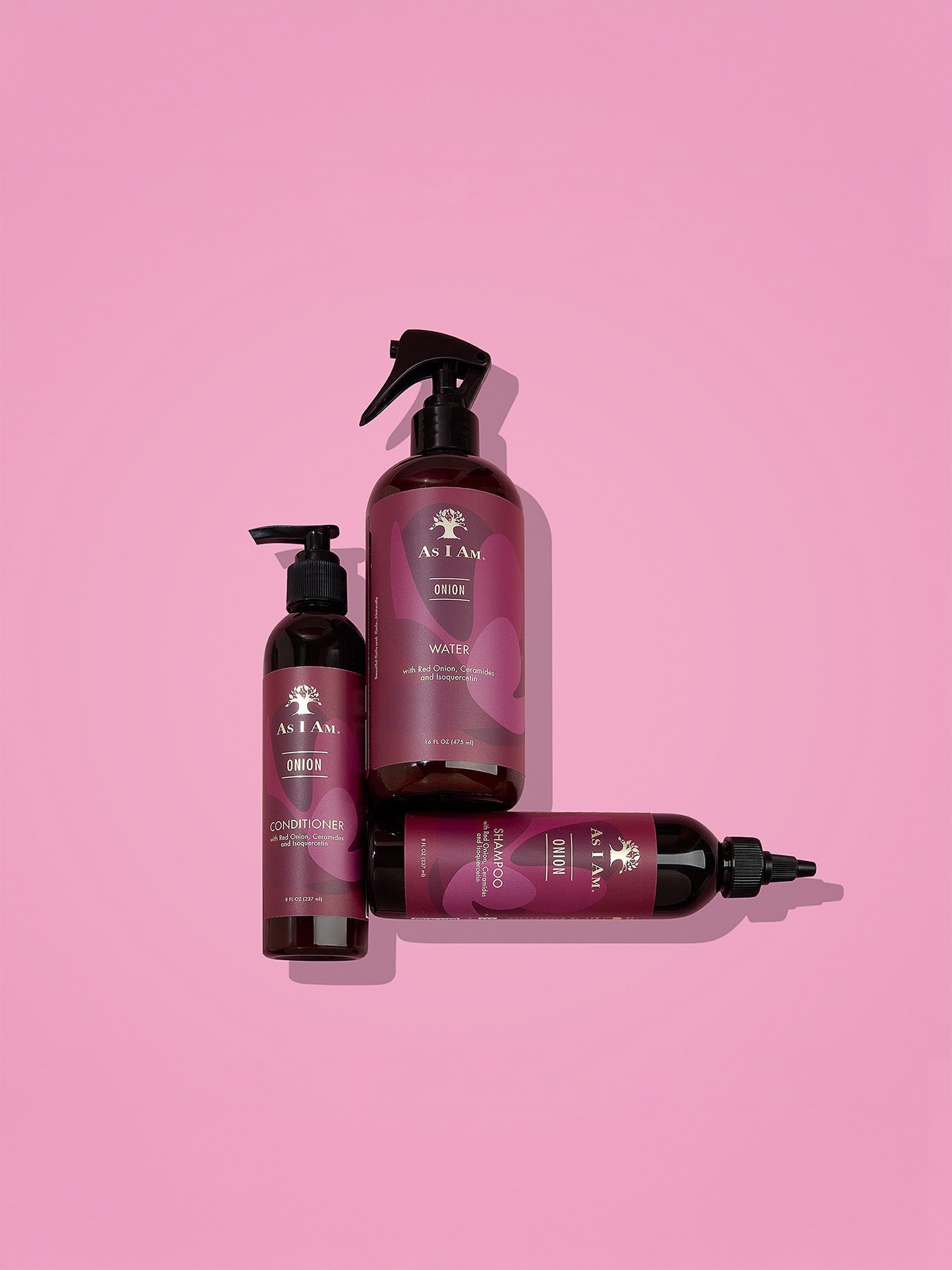 Onion Water, Shampoo, and Conditioner