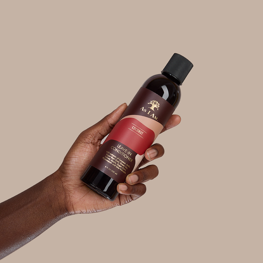 Coconut Water, Curl Clarity Shampoo, and Coconut Leave-In Conditioner