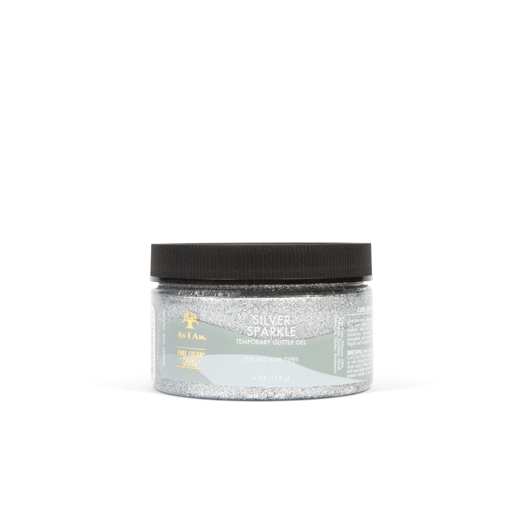 Curl Color Glitter Silver Sparkle
